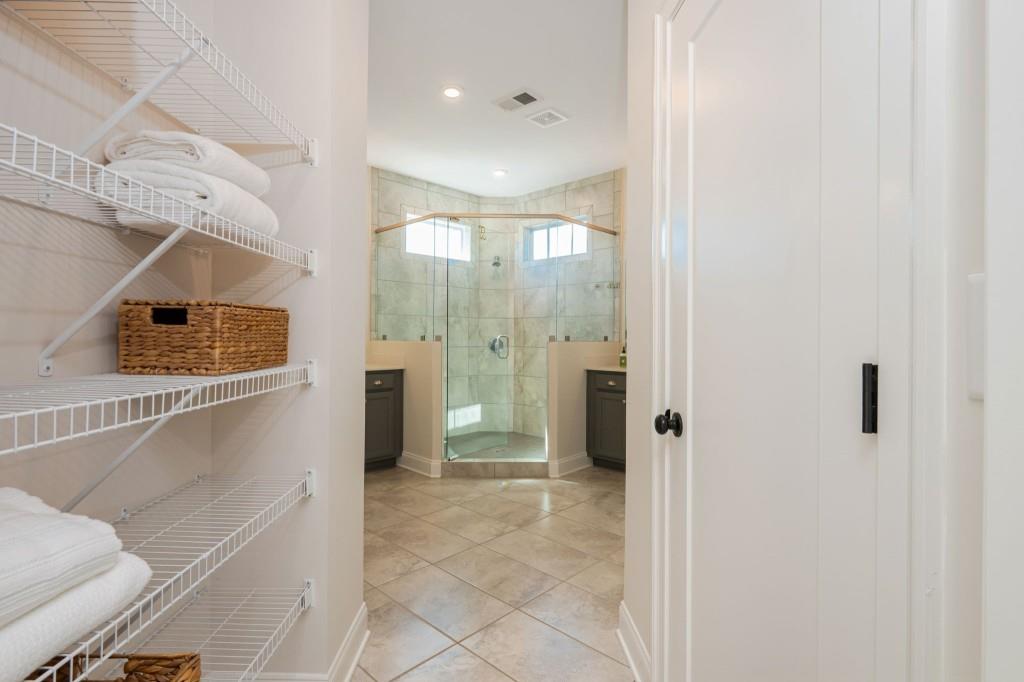 595 Hanlon Way Alpharetta, GA 30009 - Photo 18 of 33 a bathroom with a shower and a sink
