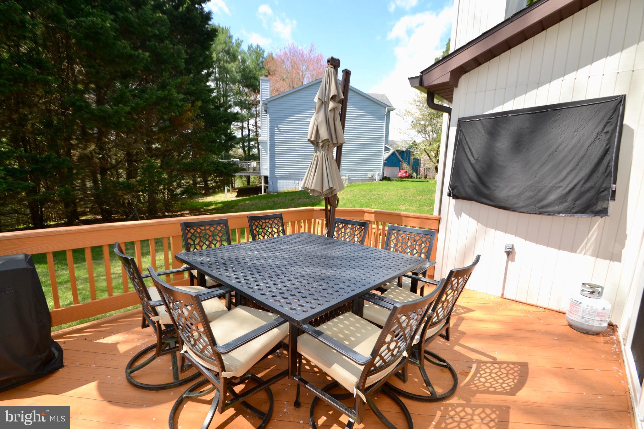 3750 Spring Lake Lane Owings Mills, MD 21117 - Photo 11 of 42 Spacious Deck For Table Space