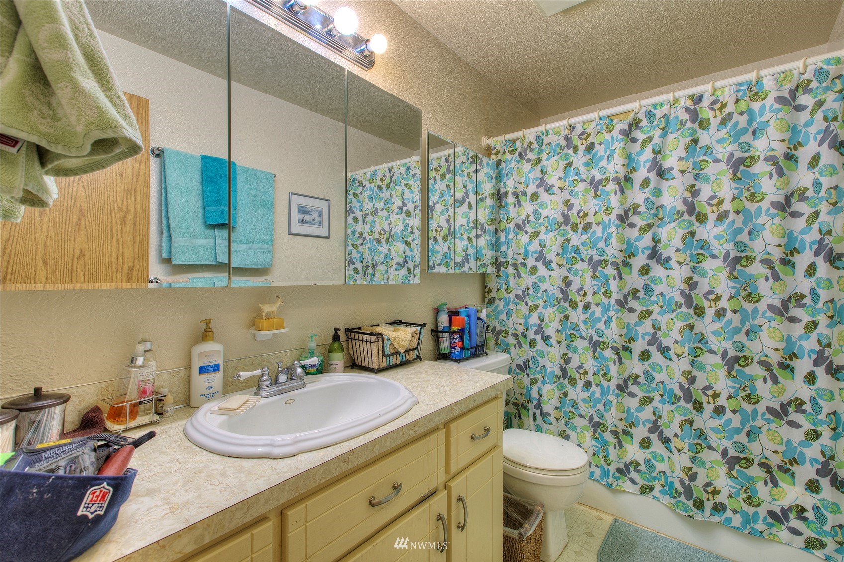 9216 South 239th Street Kent, WA 98031 - Photo 15 of 20 a bathroom with a sink toilet and shower