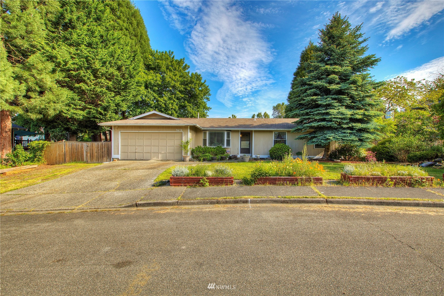 9216 South 239th Street Kent, WA 98031 - Photo 2 of 20 a house with palm tree in front of it