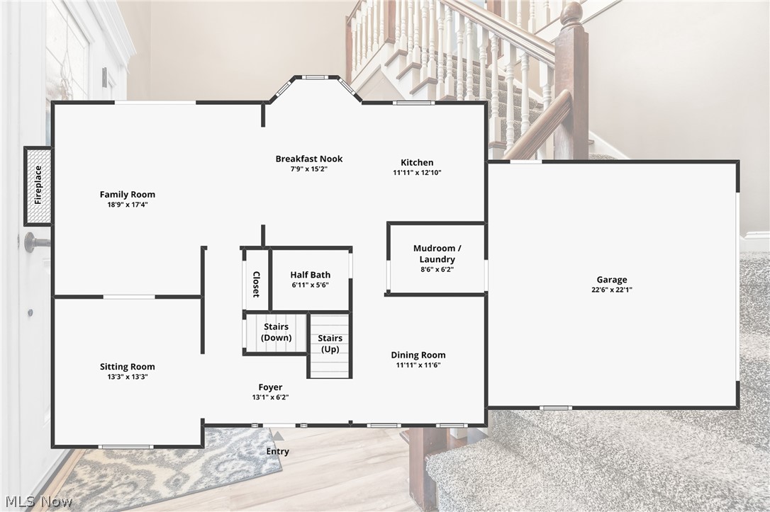 3379 Stratham Circle Northwest Canton, OH 44708 - Photo 33 of 35 Main level floor plan
