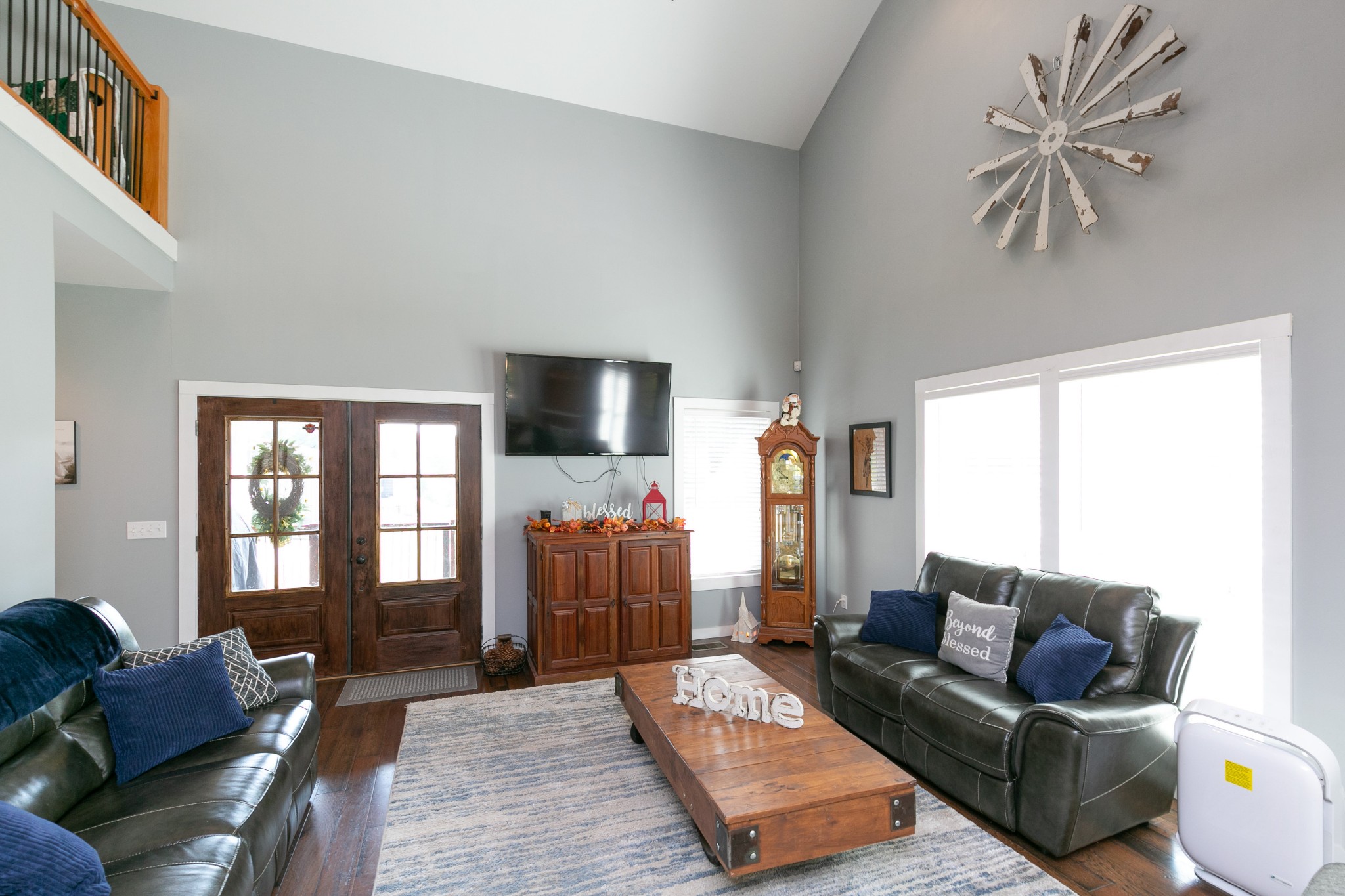 4920 Galen Road Lafayette, TN 37083 - Photo 14 of 47 a living room with furniture and a flat screen tv