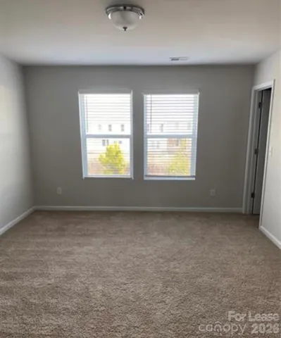 an empty room with window