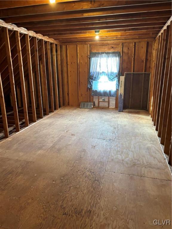 520 West Moorestown Road Nazareth, PA 18064 - Photo 34 of 46 a view of a room with wooden walls and stairs