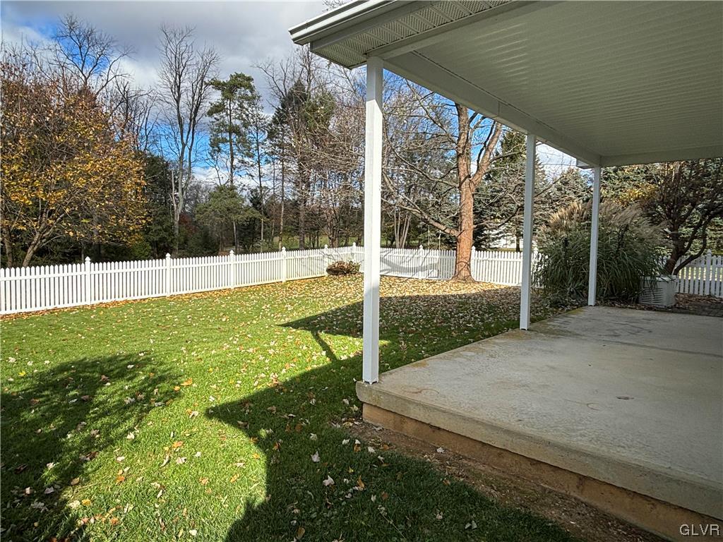 520 West Moorestown Road Nazareth, PA 18064 - Photo 44 of 46 a view of a backyard with wooden fence