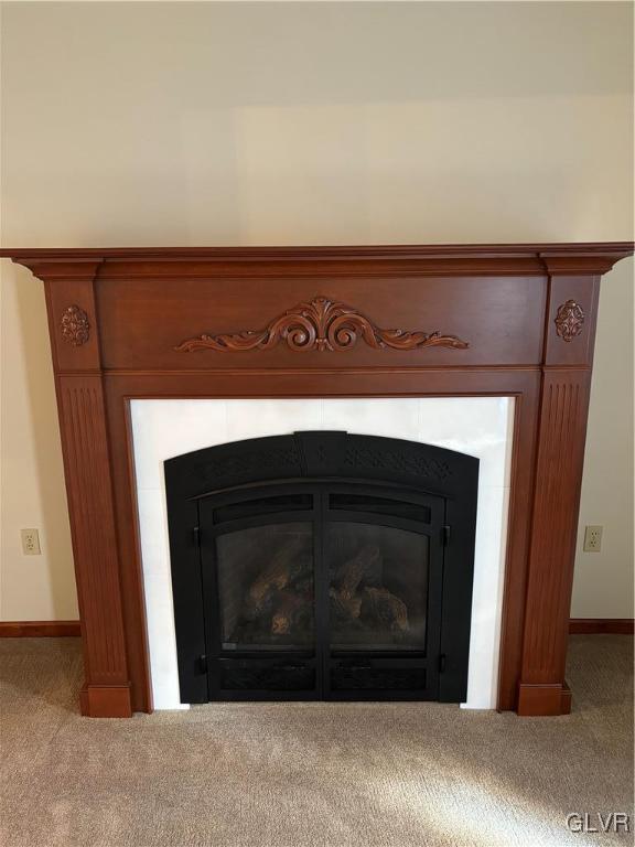 520 West Moorestown Road Nazareth, PA 18064 - Photo 8 of 46 a living room with a fireplace