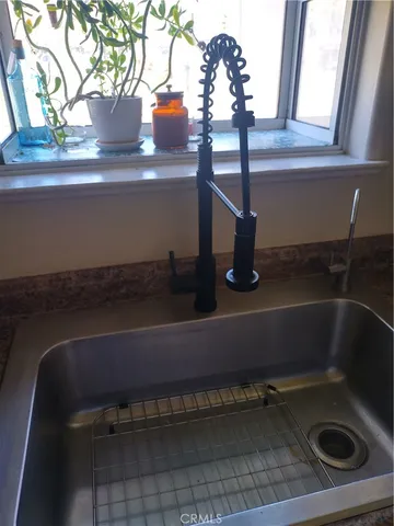 a close view of sink