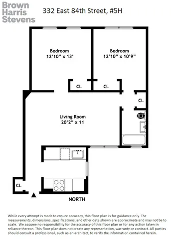 $848,000 | 332 East 84th Street, Unit 5H | Upper East Side
