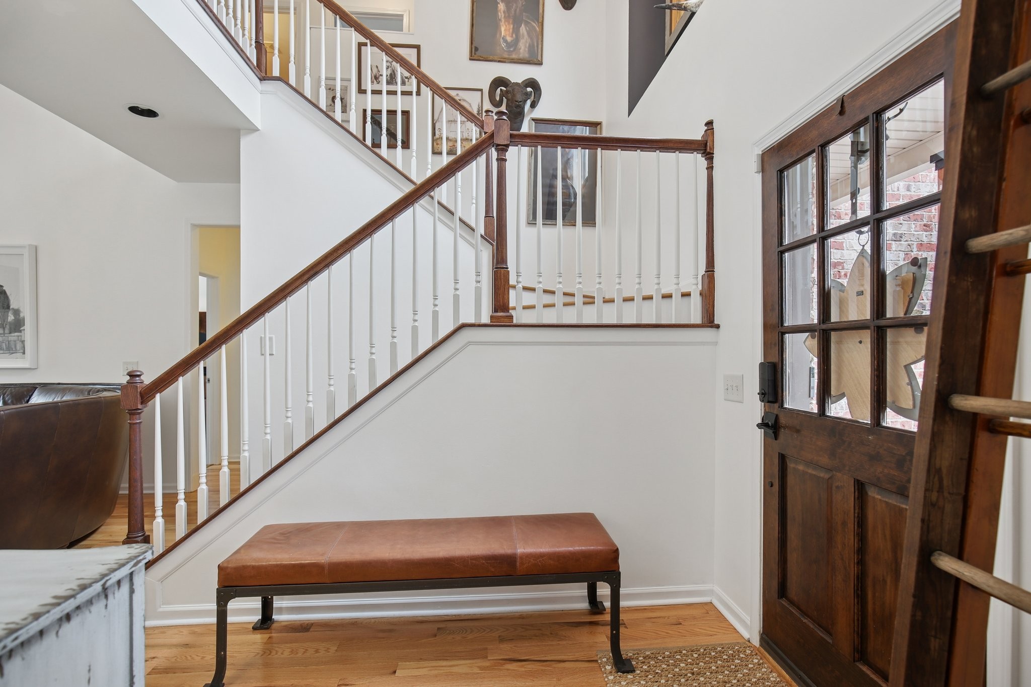135 Ruland Circle Hendersonville, TN 37075 - Photo 12 of 89 a view of entryway with wooden floor and stairs