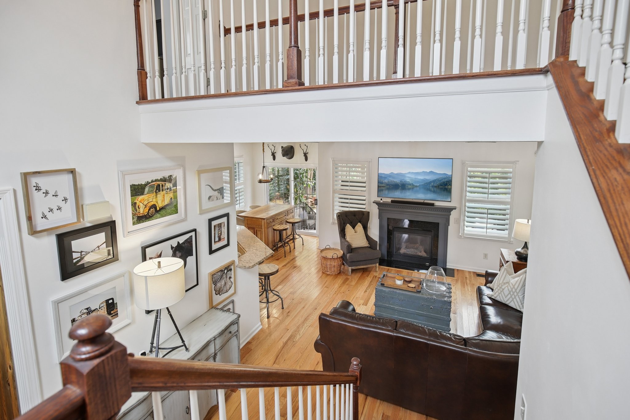 135 Ruland Circle Hendersonville, TN 37075 - Photo 22 of 89 a living room with furniture and a flat screen tv