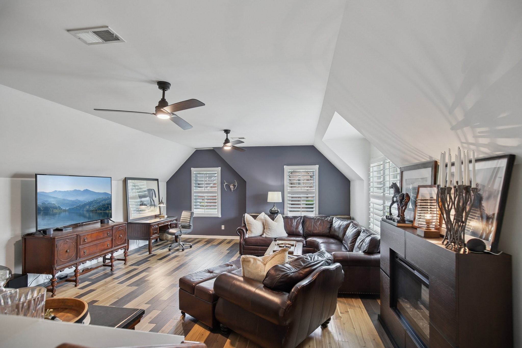 135 Ruland Circle Hendersonville, TN 37075 - Photo 64 of 89 a living room with furniture and a flat screen tv