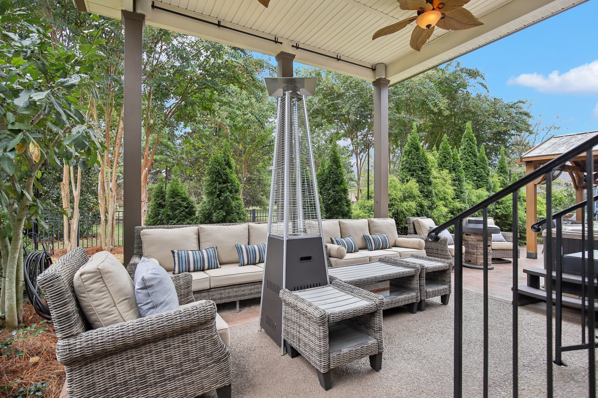 135 Ruland Circle Hendersonville, TN 37075 - Photo 72 of 89 a outdoor living space with furniture and garden view