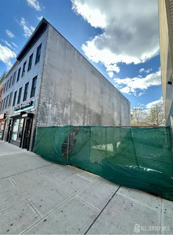 a view of a backyard with potted plants