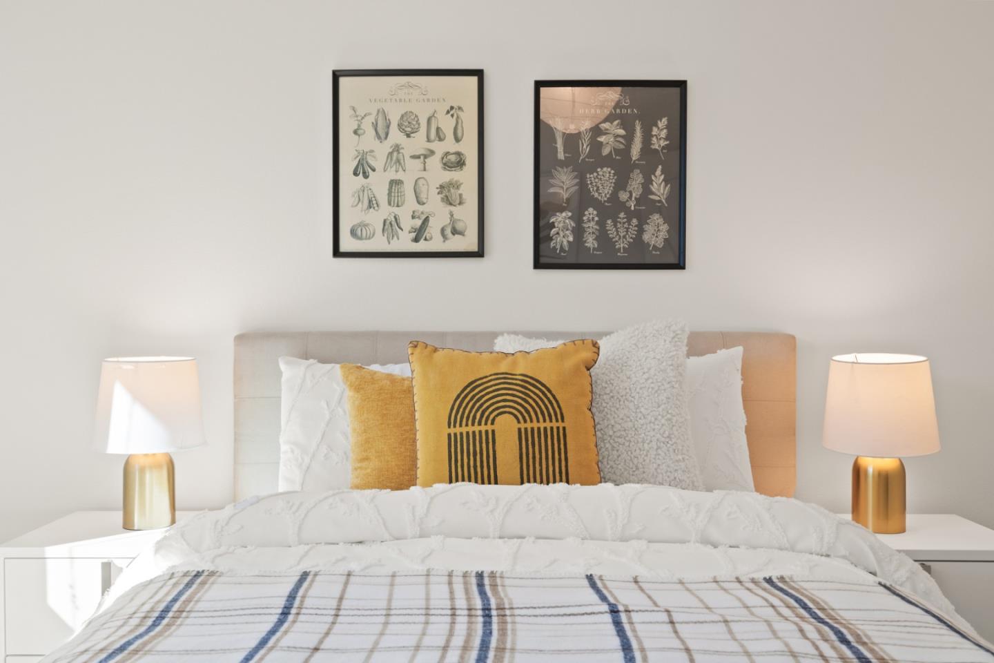 2443 Thaddeus Drive Mountain View, CA 94043 - Photo 14 of 38 a bedroom with a large bed and a painting on the wall