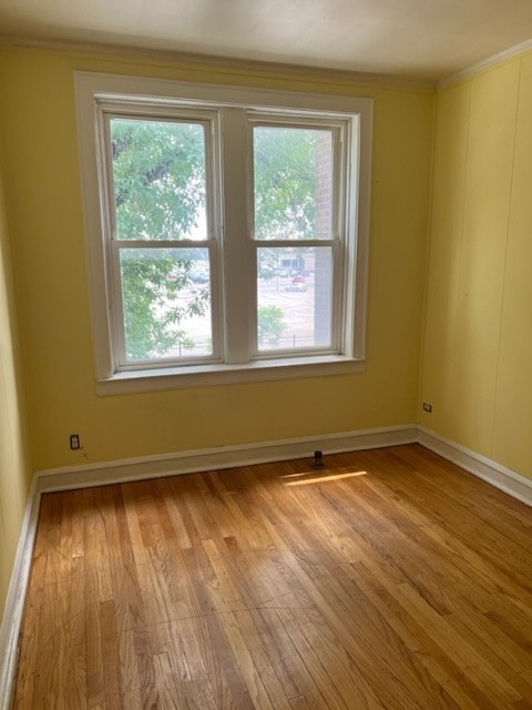 2838 West Addison Street, Unit 2S Chicago, IL 60618 - Photo 12 of 15 an empty room with wooden floor and windows