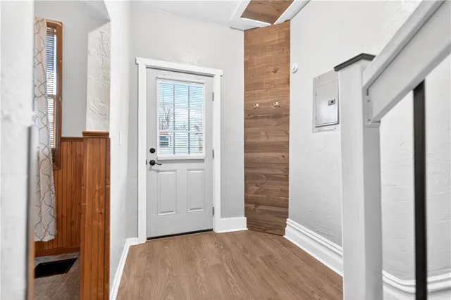 a backyard of a house