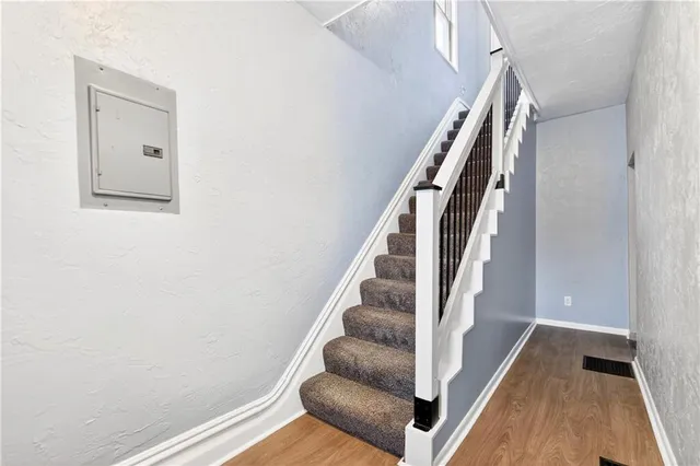 a backyard of a house