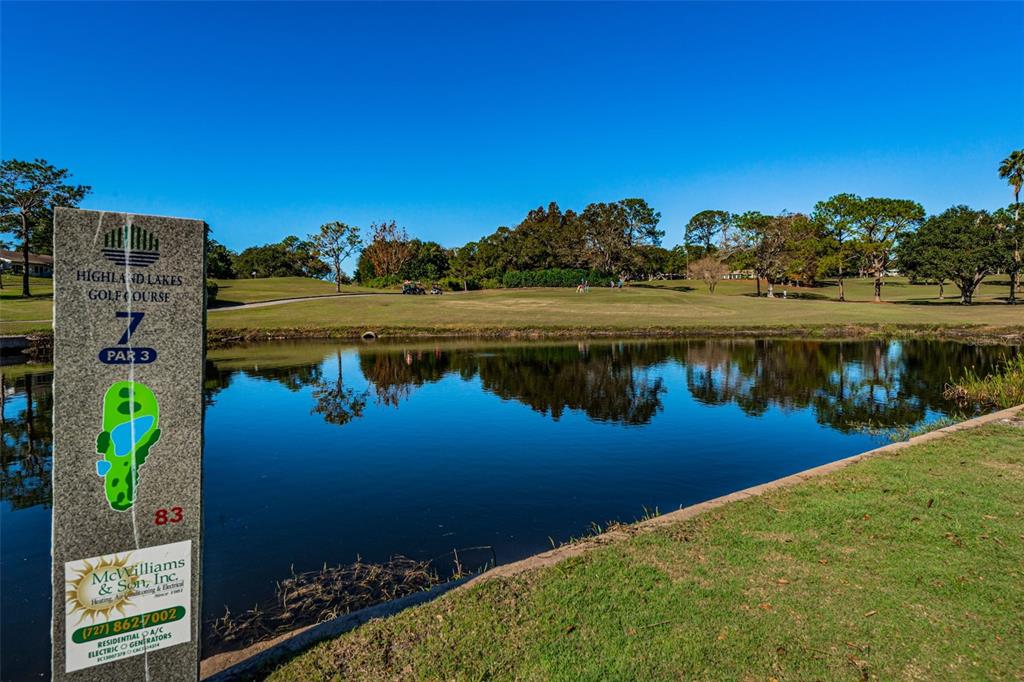 3116 Highlands Boulevard, Unit 3116 Palm Harbor, FL 34684 - Photo 47 of 56 a view of a lake with a outdoor space