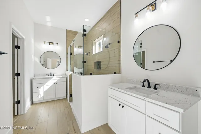 a view of a city with ocean view