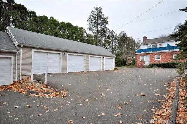 a house view with a street