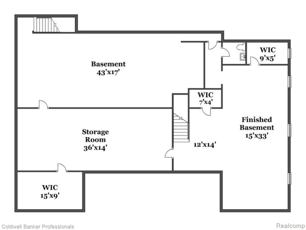 571 Lake Shore Road Grosse Pointe, MI 48236 - Photo 43 of 43 floorplan-basement.jpg