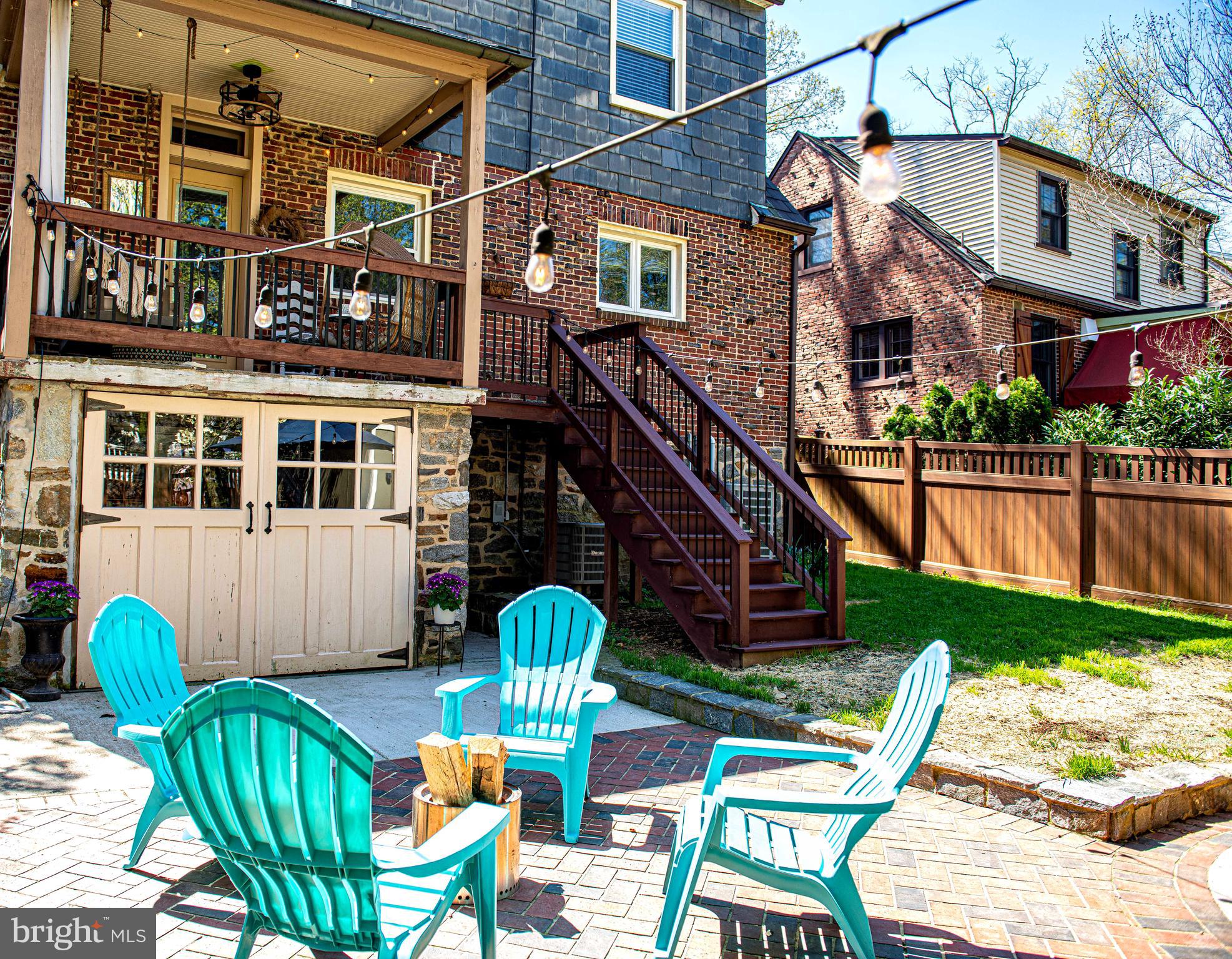 722 Anneslie Road Baltimore, MD 21212 - Photo 36 of 46 a view of a house with backyard sitting area and furniture