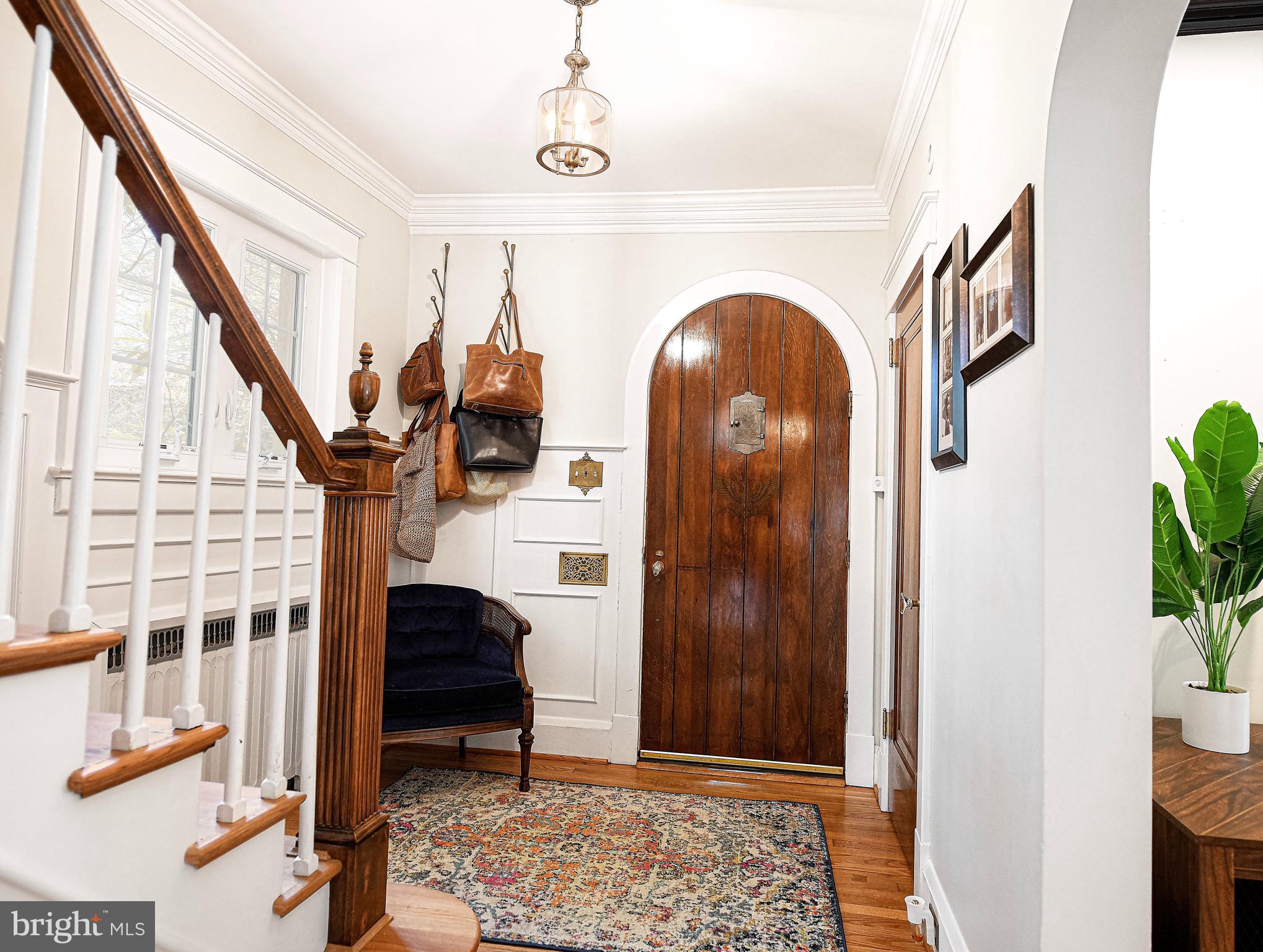 722 Anneslie Road Baltimore, MD 21212 - Photo 6 of 46 a front view of a house with entryway and wooden floor