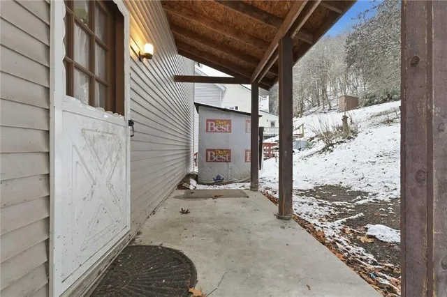 a view of storage room