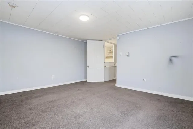 a view of an empty room