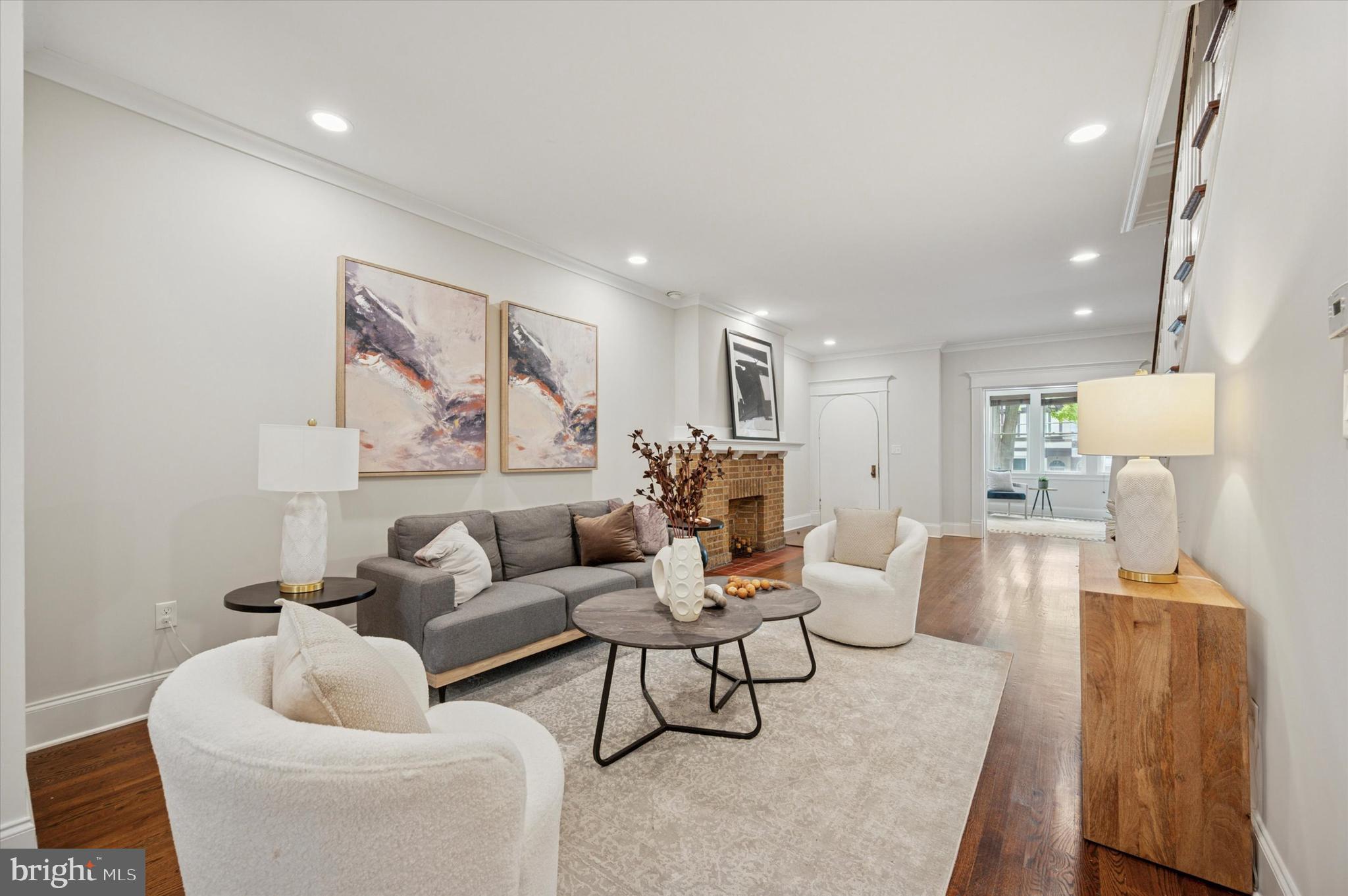 4935 Pine Street Philadelphia, PA 19143 - Photo 15 of 40 a living room with furniture and a wooden floor