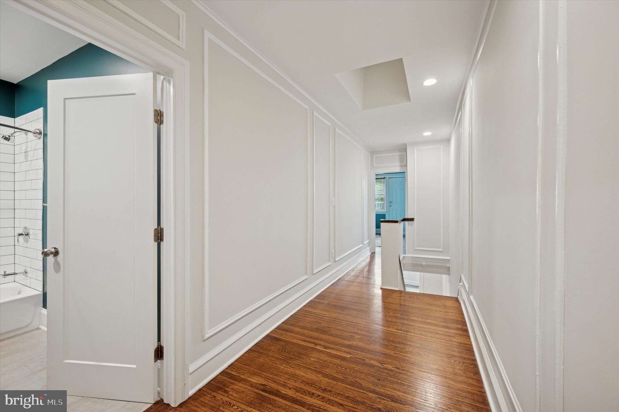 4935 Pine Street Philadelphia, PA 19143 - Photo 19 of 40 a view of a hallway with wooden floor