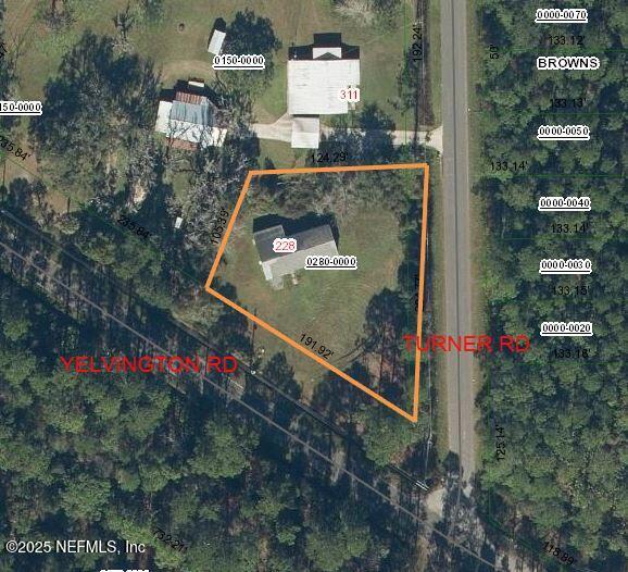 228 Yelvington Road East Palatka, FL 32131 - Photo 31 of 32 an aerial view of a house