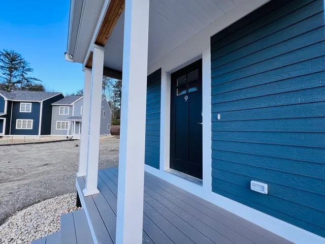a view of front door of house