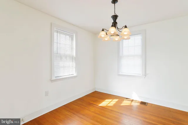 a window in an empty room