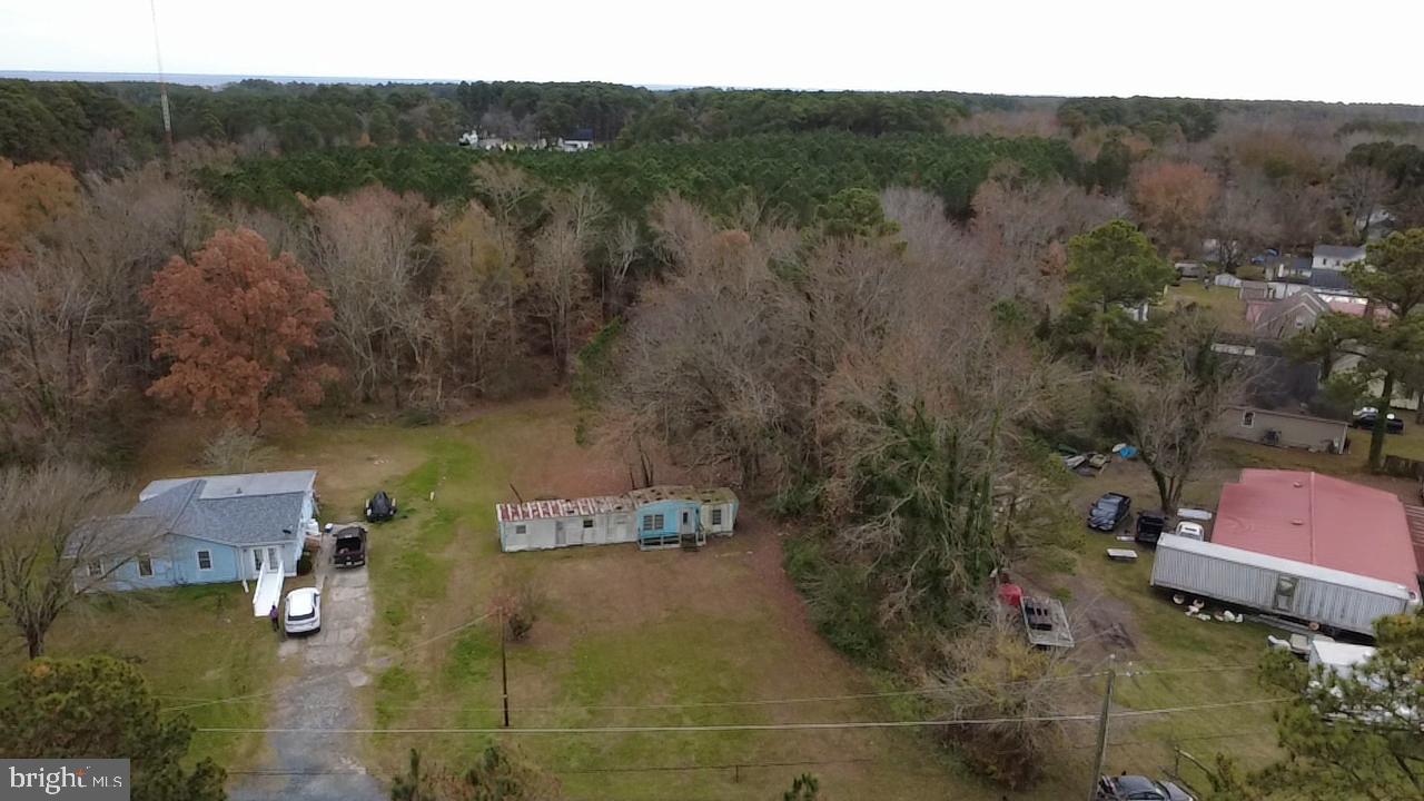 26641 Walter Jones Road Crisfield, MD 21817 - Photo 4 of 7 an aerial view of a house with a yard