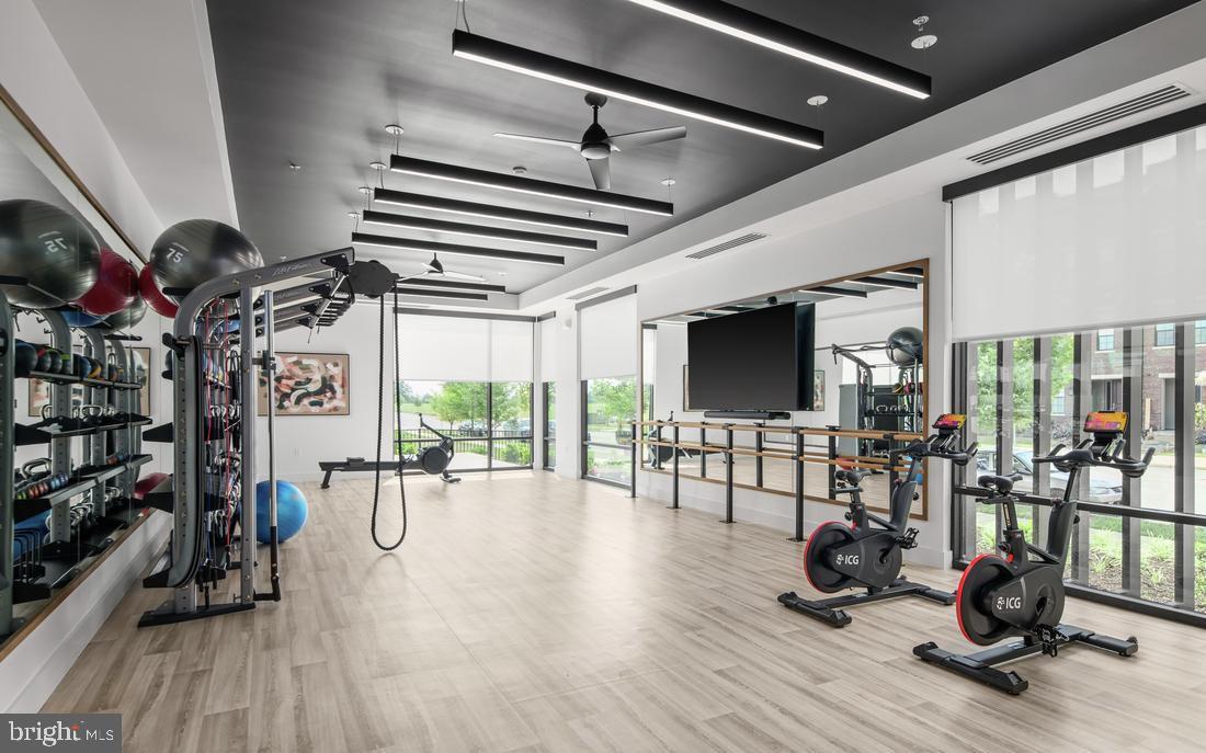 22381 Roanoke Rise Terrace Ashburn, VA 20148 - Photo 61 of 69 a view of a room with gym equipment