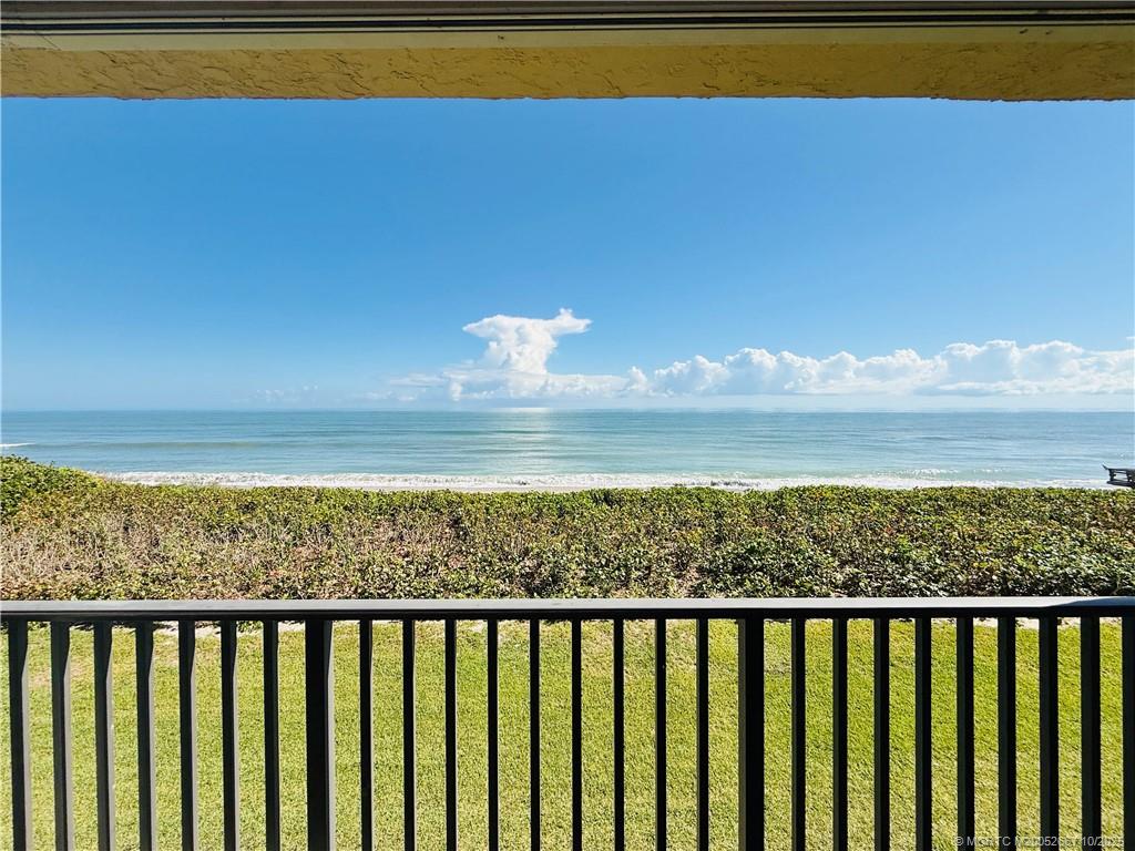7370 South Ocean Drive, Unit 312 Jensen Beach, FL 34957 - Photo 32 of 67 a view of a balcony with an outdoor space