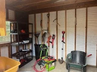 a room with musical instruments