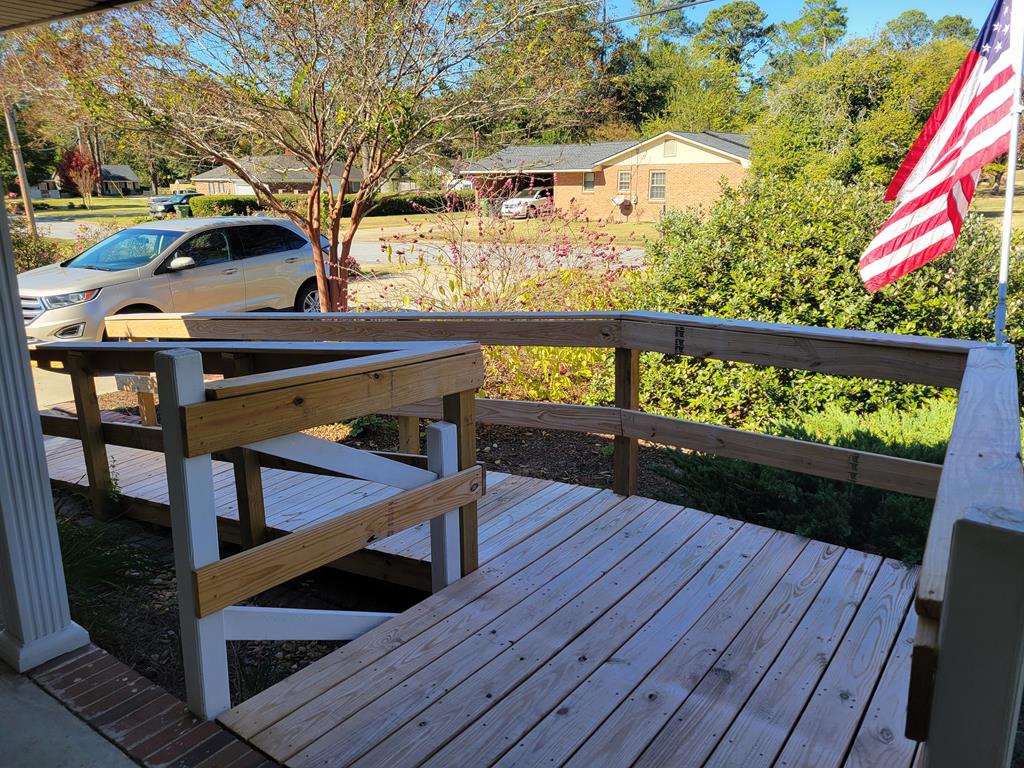 4202 Cheshire Bridge Road Columbus, GA 31909 - Photo 44 of 47 a view of a balcony with wooden floor