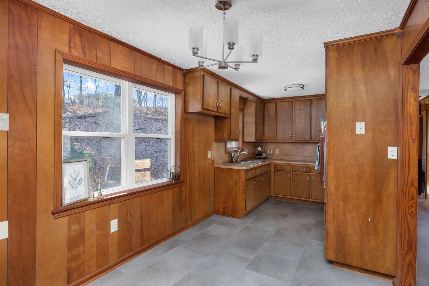 945 Gay Road Burlison, TN 38015 - Photo 13 of 27 a kitchen with refrigerator cabinets and window
