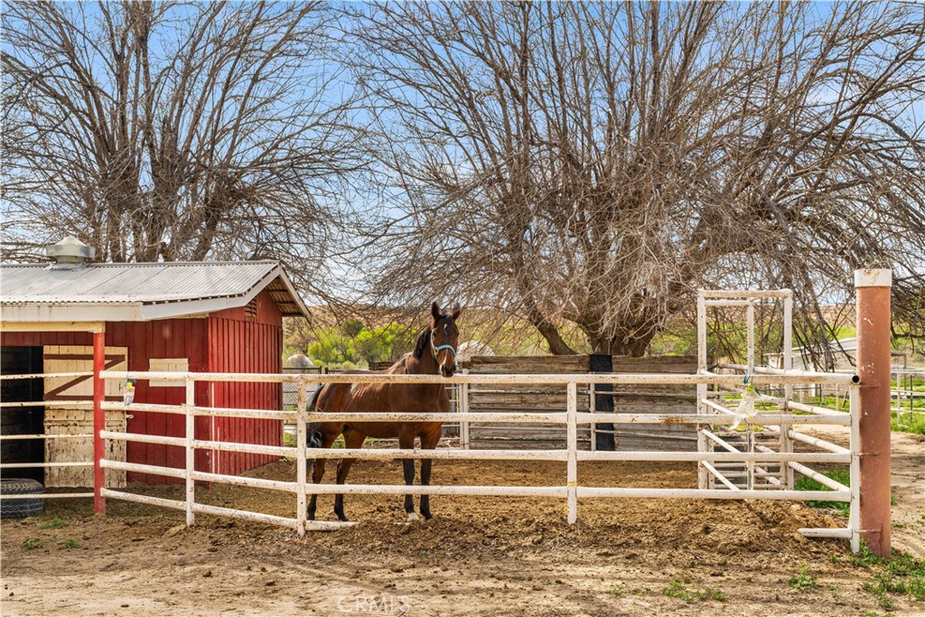 14433 Roy Rogers Road Oro Grande, CA 92368 - Photo 21 of 22 a wooden fence and trees