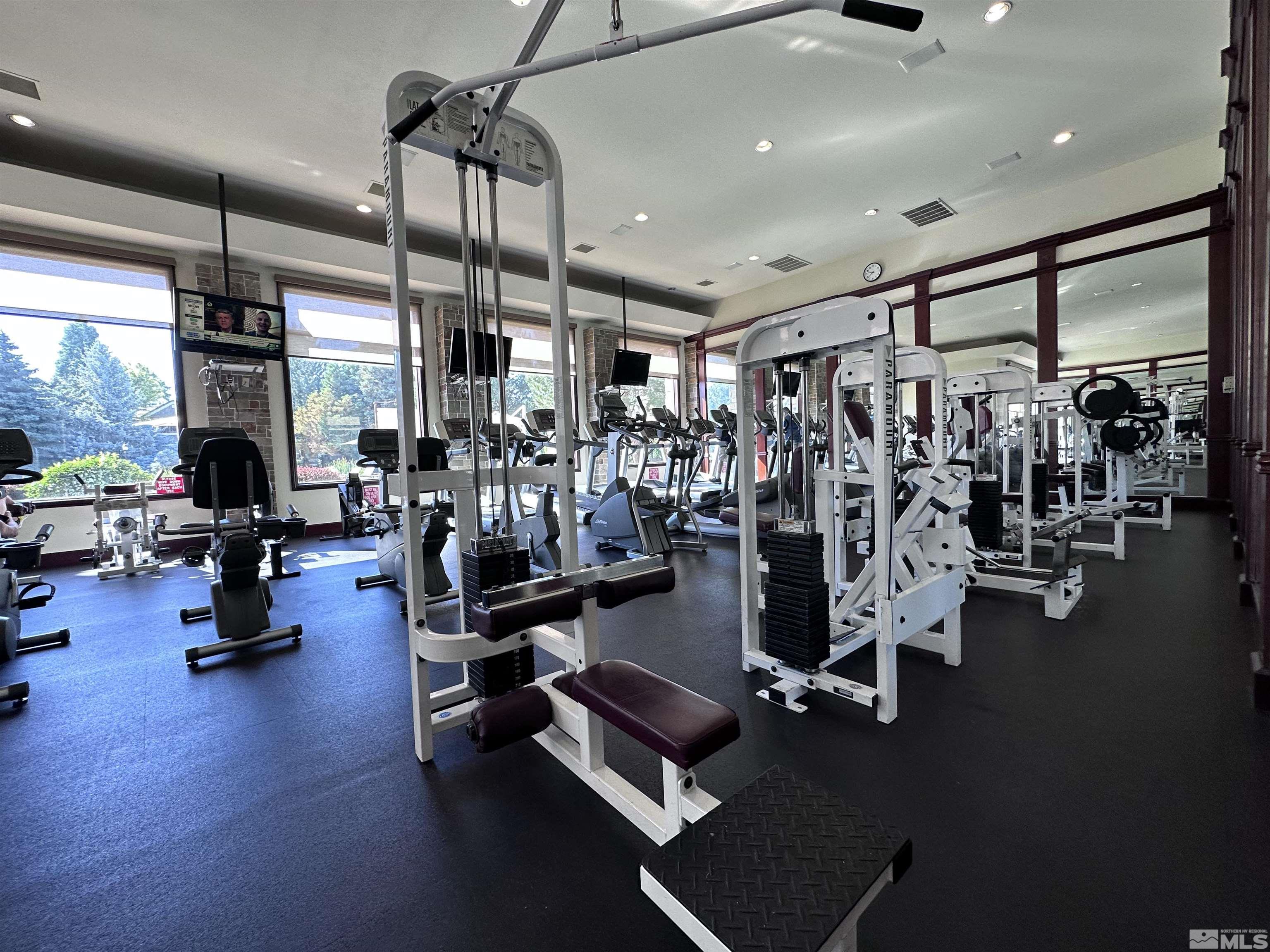 900 South Meadows Parkway, Unit 223 Reno, NV 89521 - Photo 36 of 40 a view of a room with gym equipment