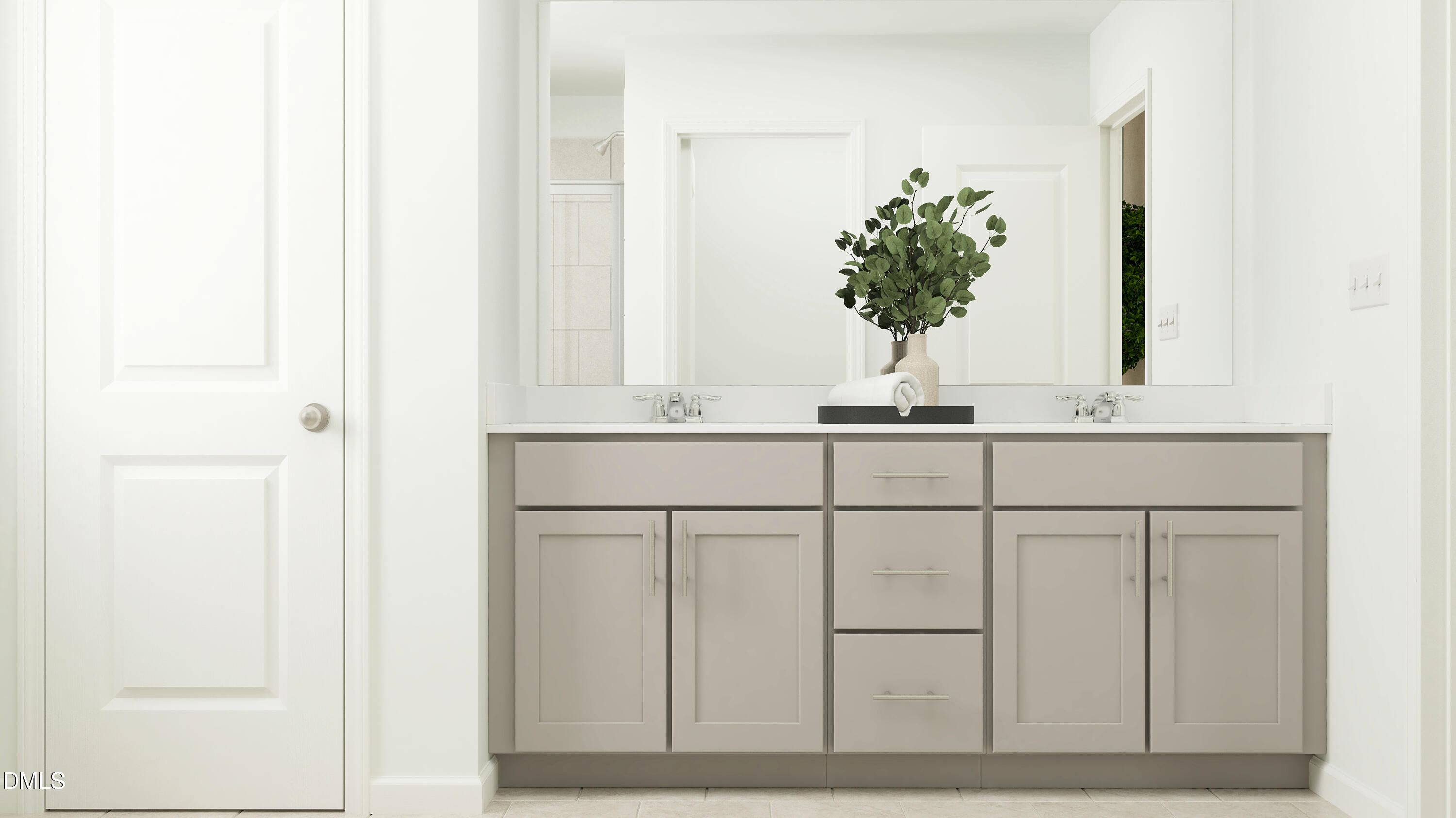 192 Redford Pl Drive Rolesville, NC 27571 - Photo 21 of 24 a bathroom with a sink and a mirror