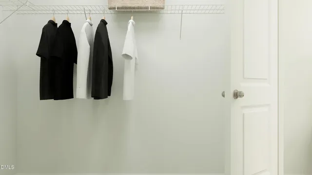 a view of walk in closet