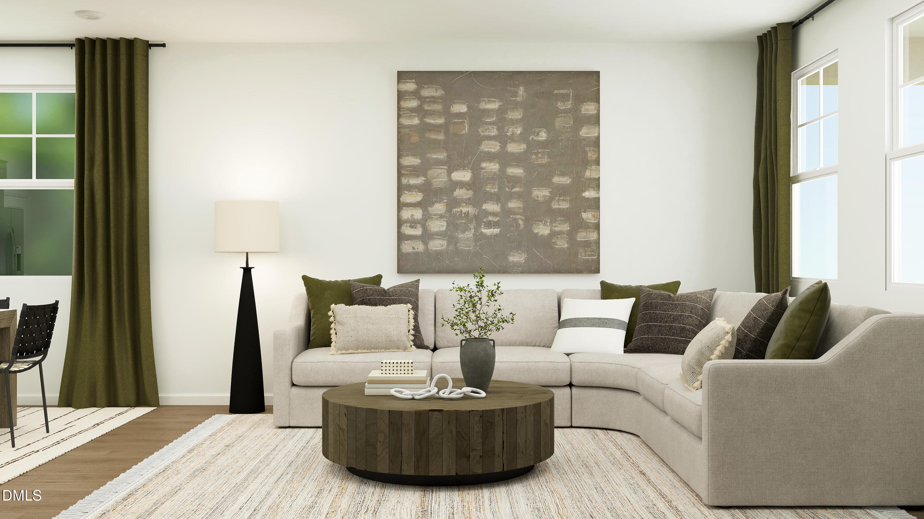 192 Redford Pl Drive Rolesville, NC 27571 - Photo 6 of 24 a living room with furniture and a large window