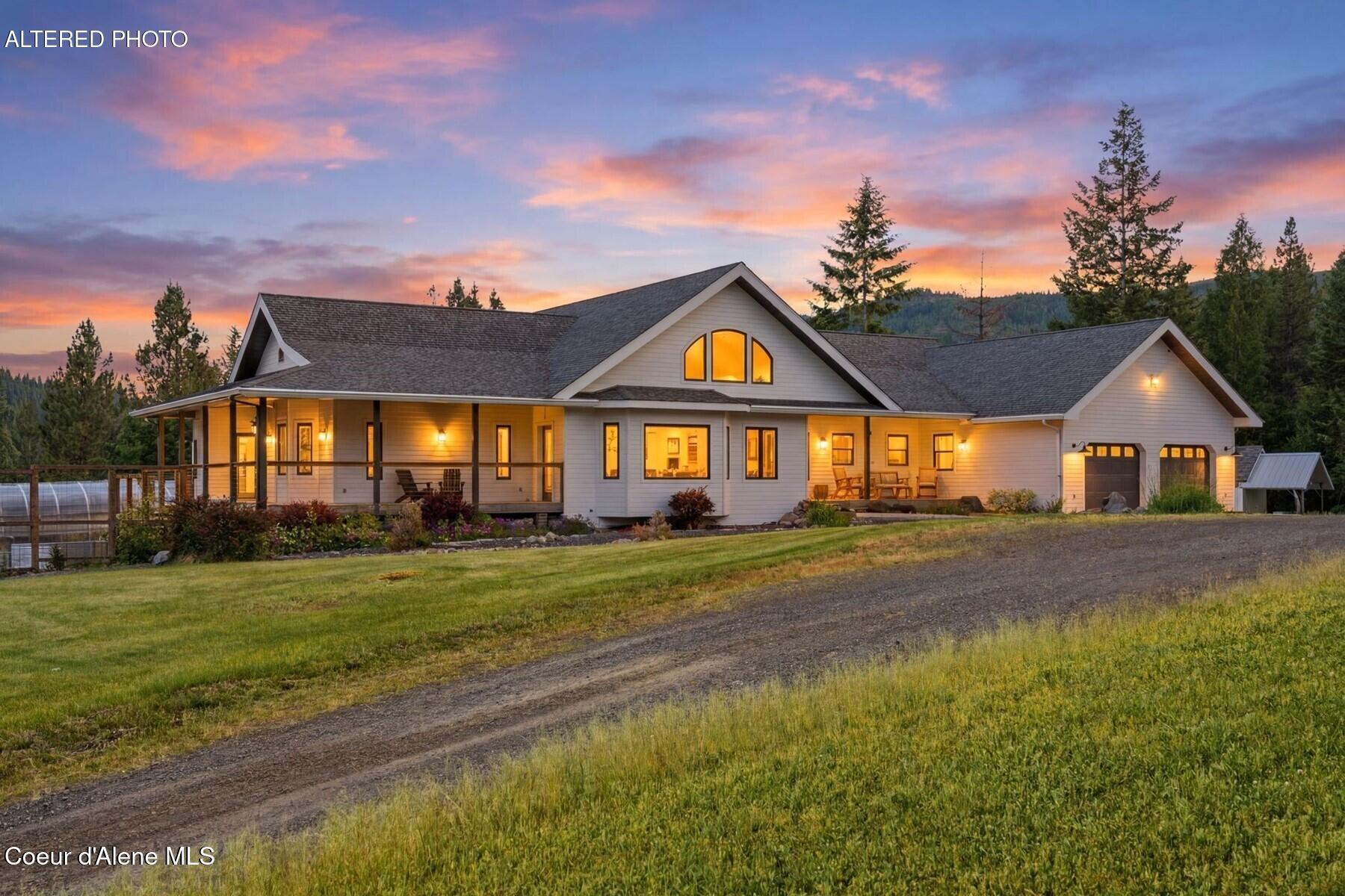 10988 West Thompson Road Coeur D'Alene, ID 83814 - Photo 66 of 71 Countryside at Dusk