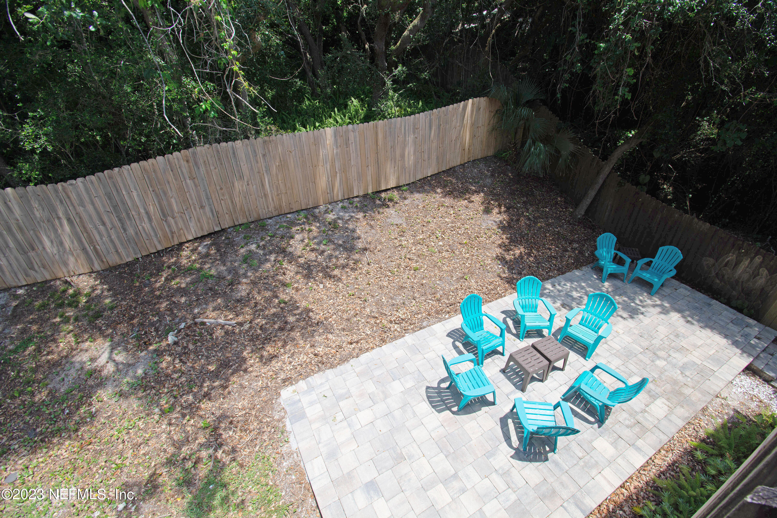5378 A1A South St. Augustine, FL 32080 - Photo 33 of 34 a view of a backyard with chairs and plants