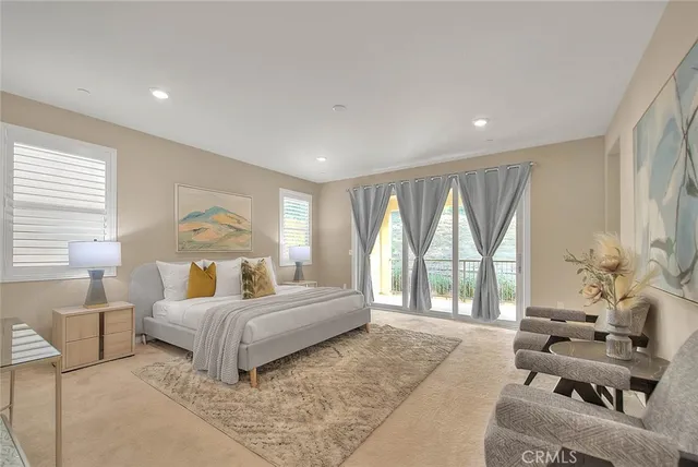 a bathroom with a double vanity sink a large mirror and shower