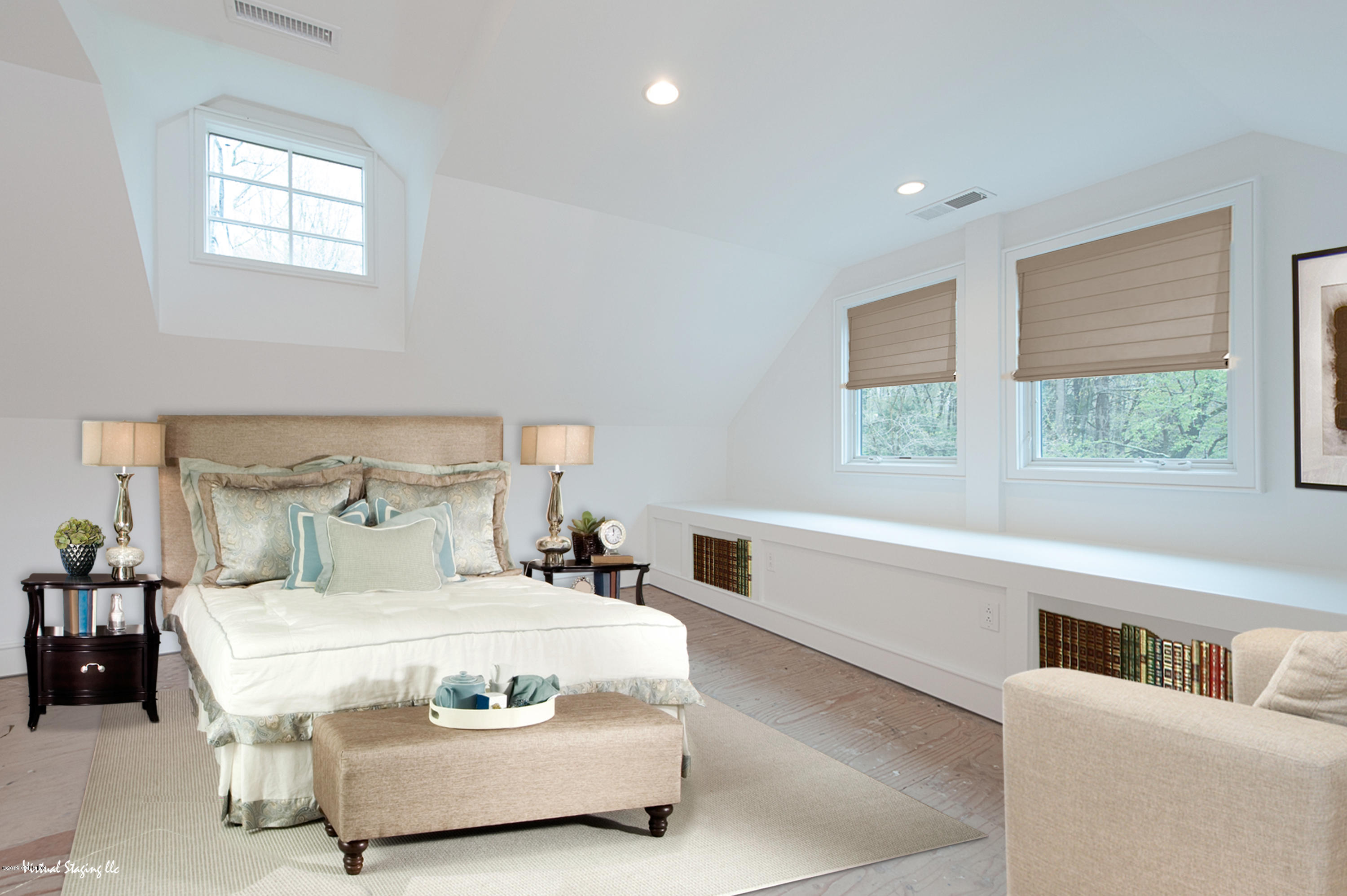 17 Heronvue Road Greenwich, CT 06831 - Photo 18 of 31 a bedroom with a bed and a window