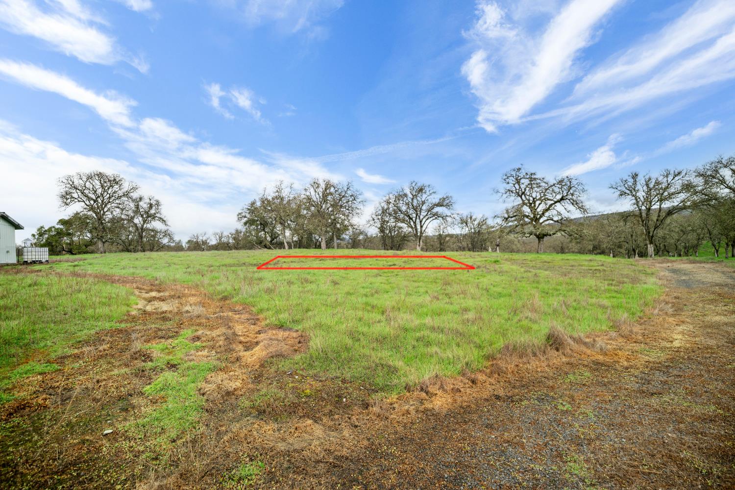 3570 Stagecoach Road Copperopolis, CA 95228 - Photo 53 of 67 Pad (4) check with County, Possible build for Detached ADU: A stand-alone building separated from the primary residence or a scenic spot—combining food, nature, and relaxation. This Pad (4) is near Stagecoach Road and has independent electricity access